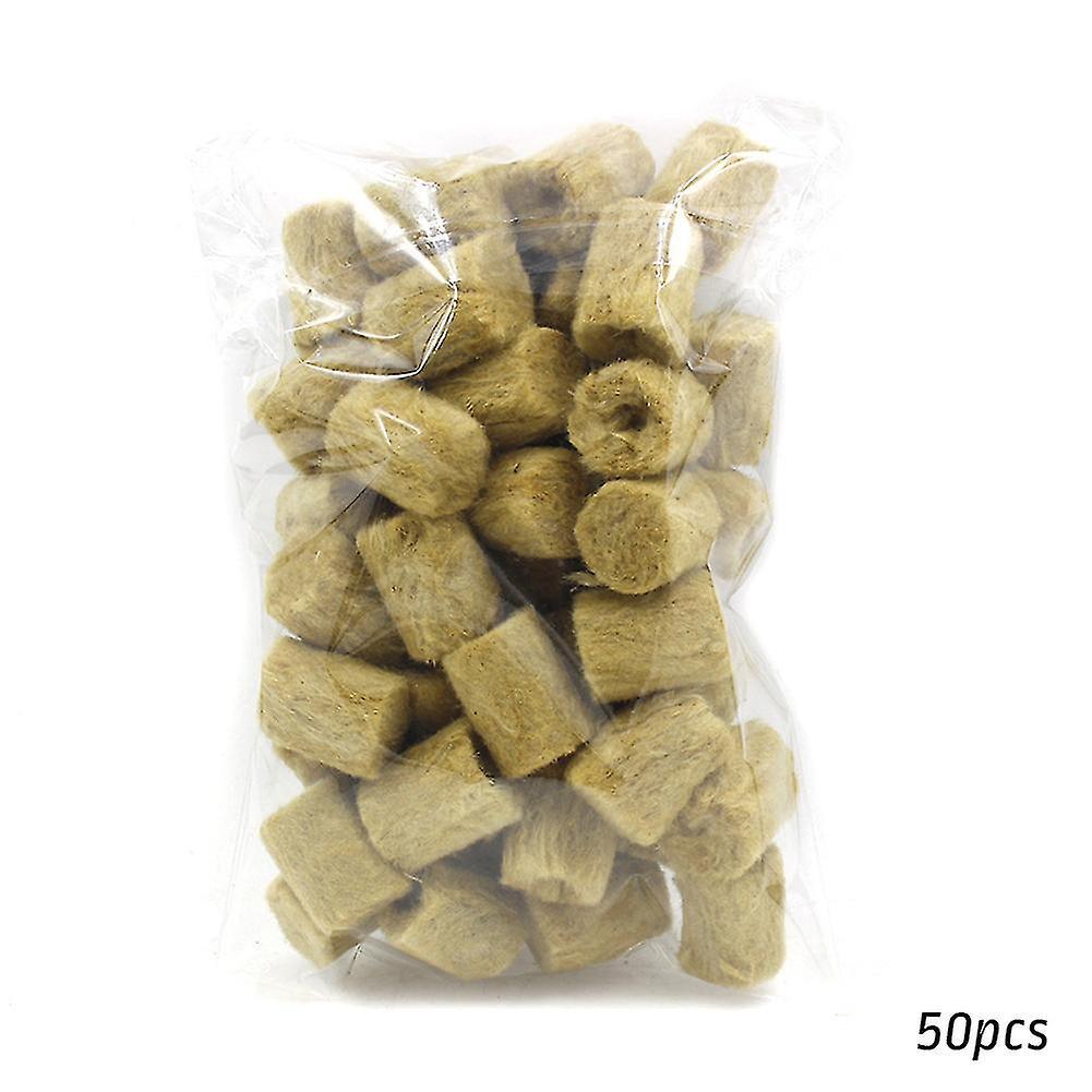 Cloud Xiang Rock Wool Plug Soilless Culture Substrate Good Air-permeability Seedling Sponge For Water Cultivation Seedlings 50