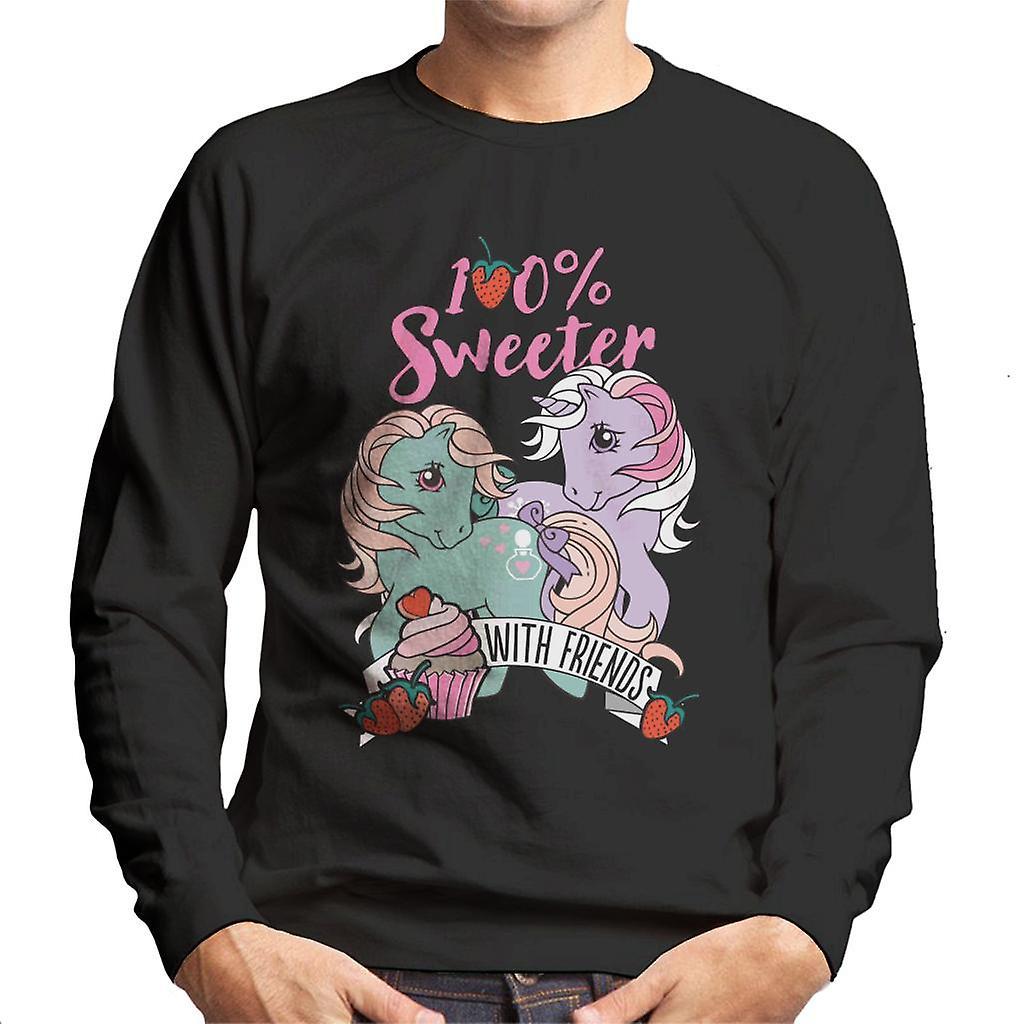 My Little Pony 100 Percent Sweeter Men's Sweatshirt Black Medium