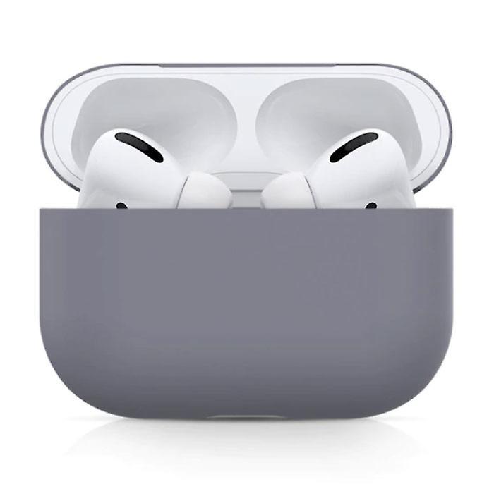 SIFREE Flexible Case for AirPods Pro - Silicone Skin AirPod Case Cover Flexible - Gray