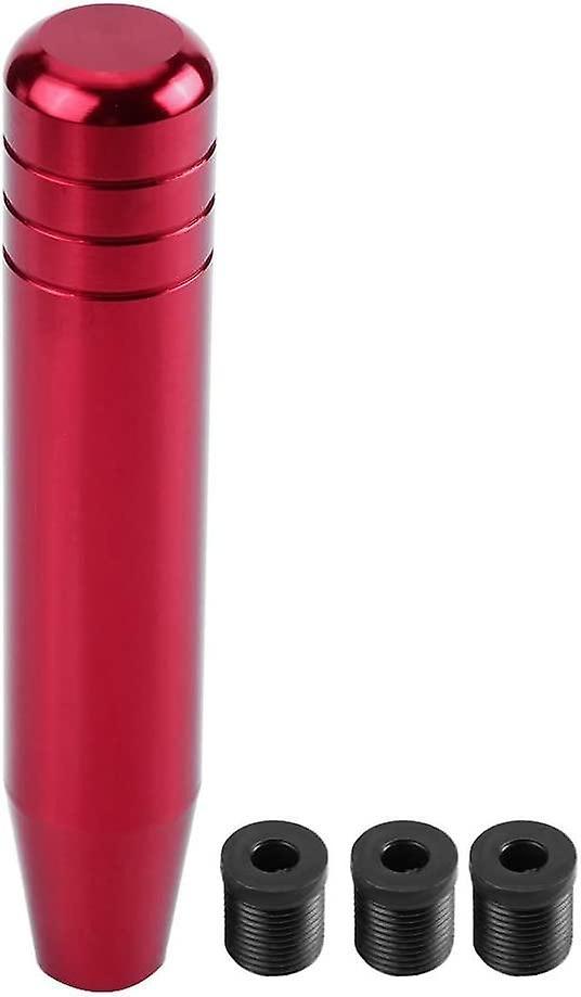 unbrand Gear Shift Knob, Universal Aluminum Alloy 18Cm Car Manual Gear Shift Knob Handle Shift Lever(Red)