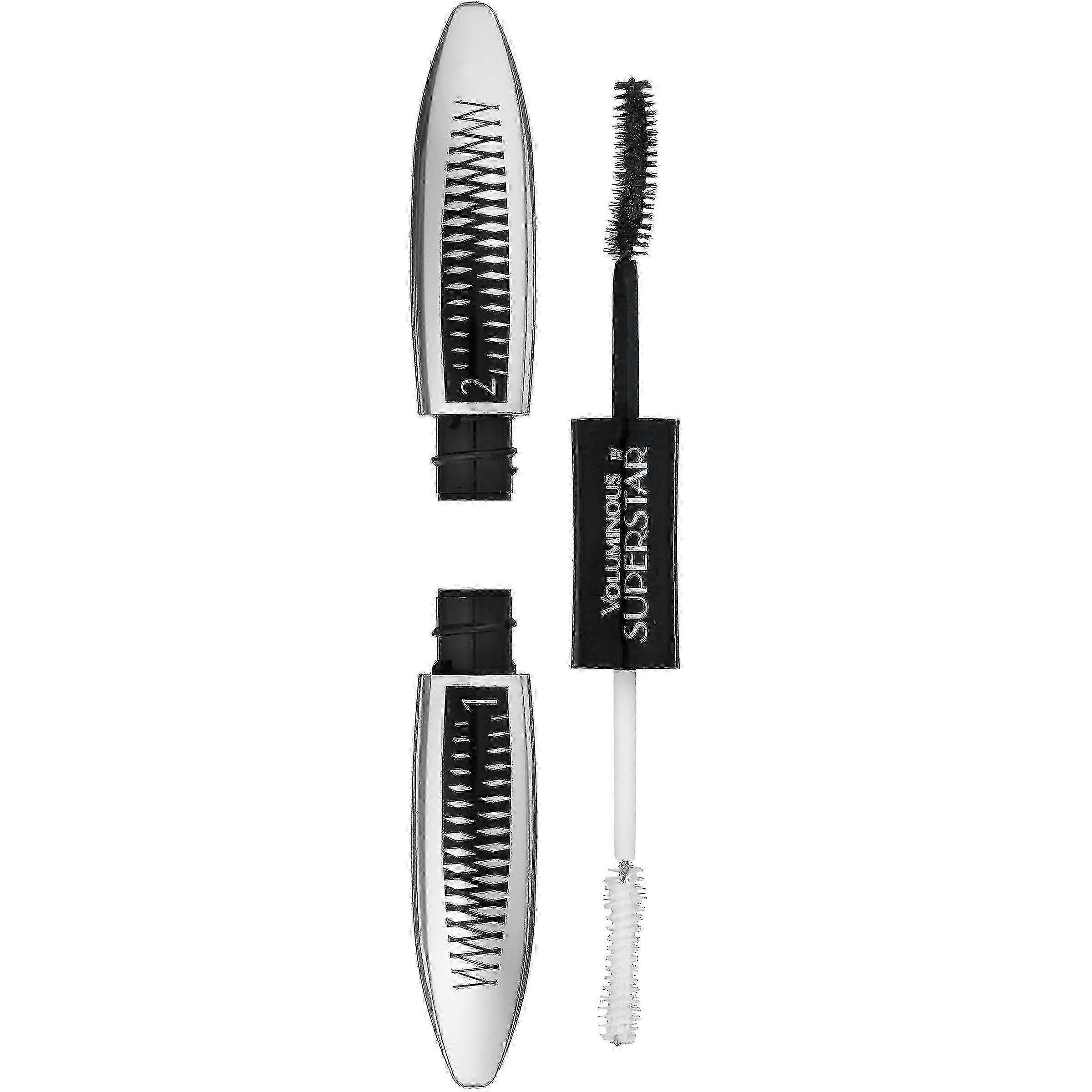 L'oreal Paris Voluminous Superstar Washable Mascara, Blackest Black, 0.41 Oz