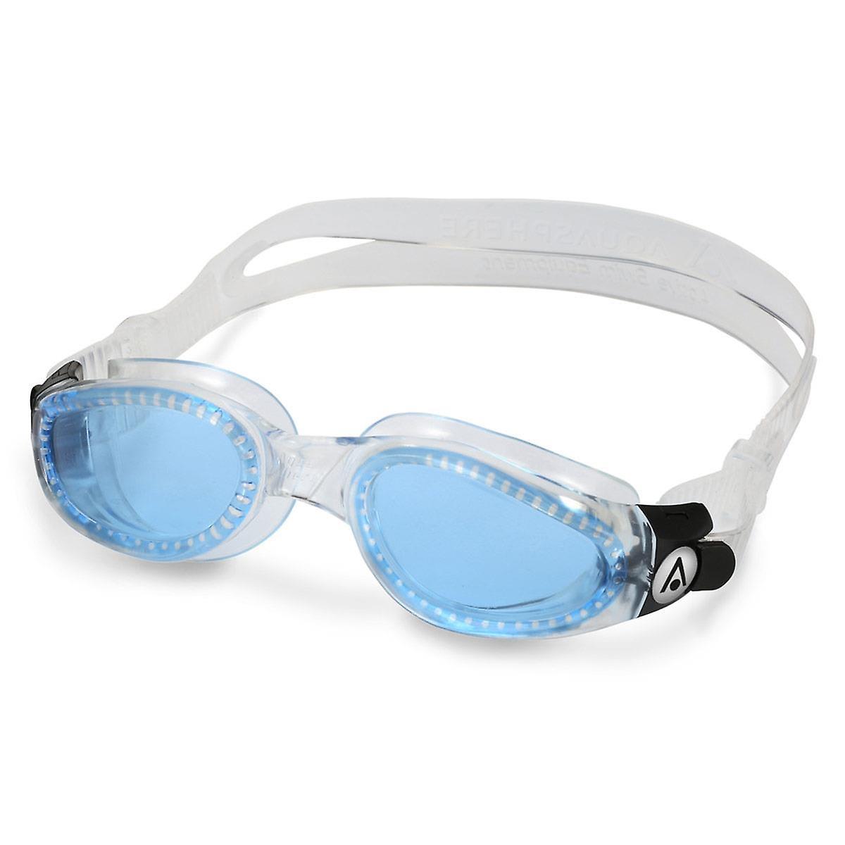 Aqua Sphere Kaiman Blue Tinted Goggles - Transparent New for 2022 - Unisex Clear