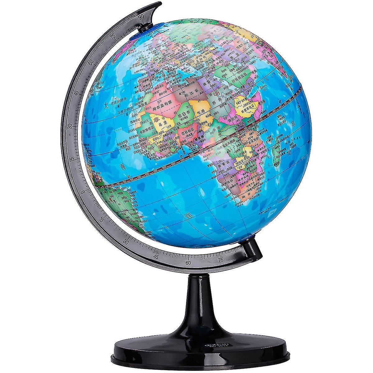 Exsha World Globe For Kids Educational Rotating World Children Map With Stand