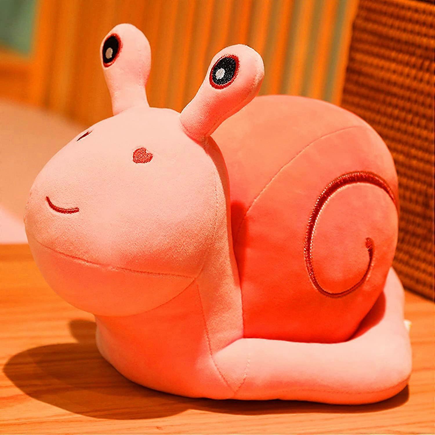 Baicccf 7.9Snail Plush Toy, Snail Stuffed Animal Plush Doll Soft Pillow for Kids (B)