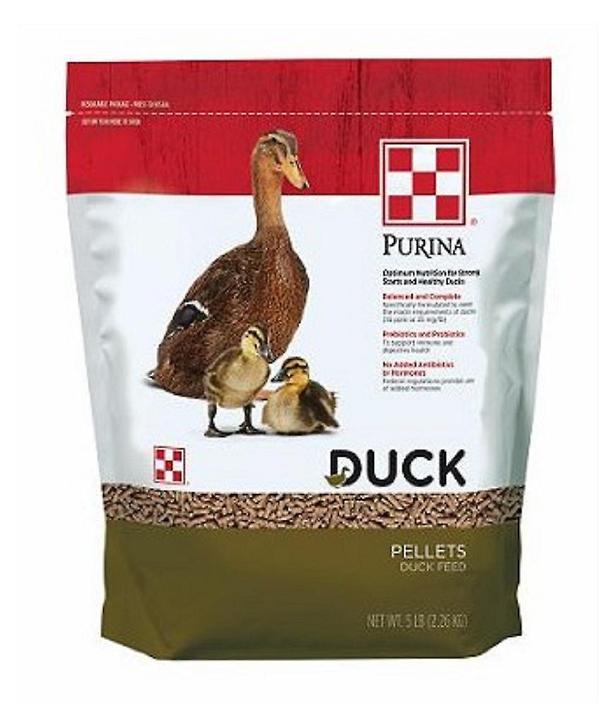 Purina 3004428-245 Poultry Health Supplies 5 Pounds Pack Adult Duck Feed Pellet