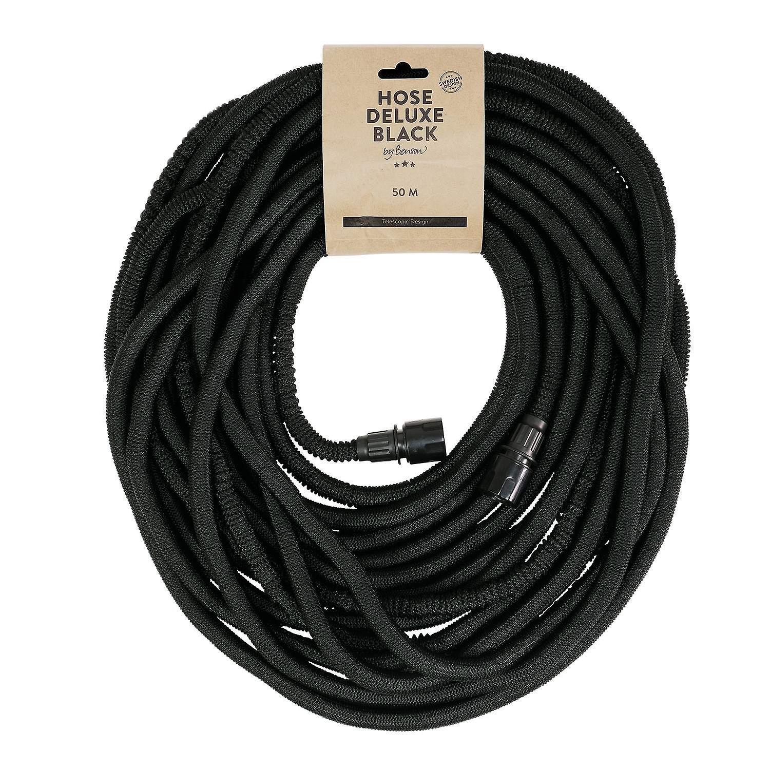 by Benson Garden Hose Deluxe. Stylish and Expandable. Textile and Latex 50m