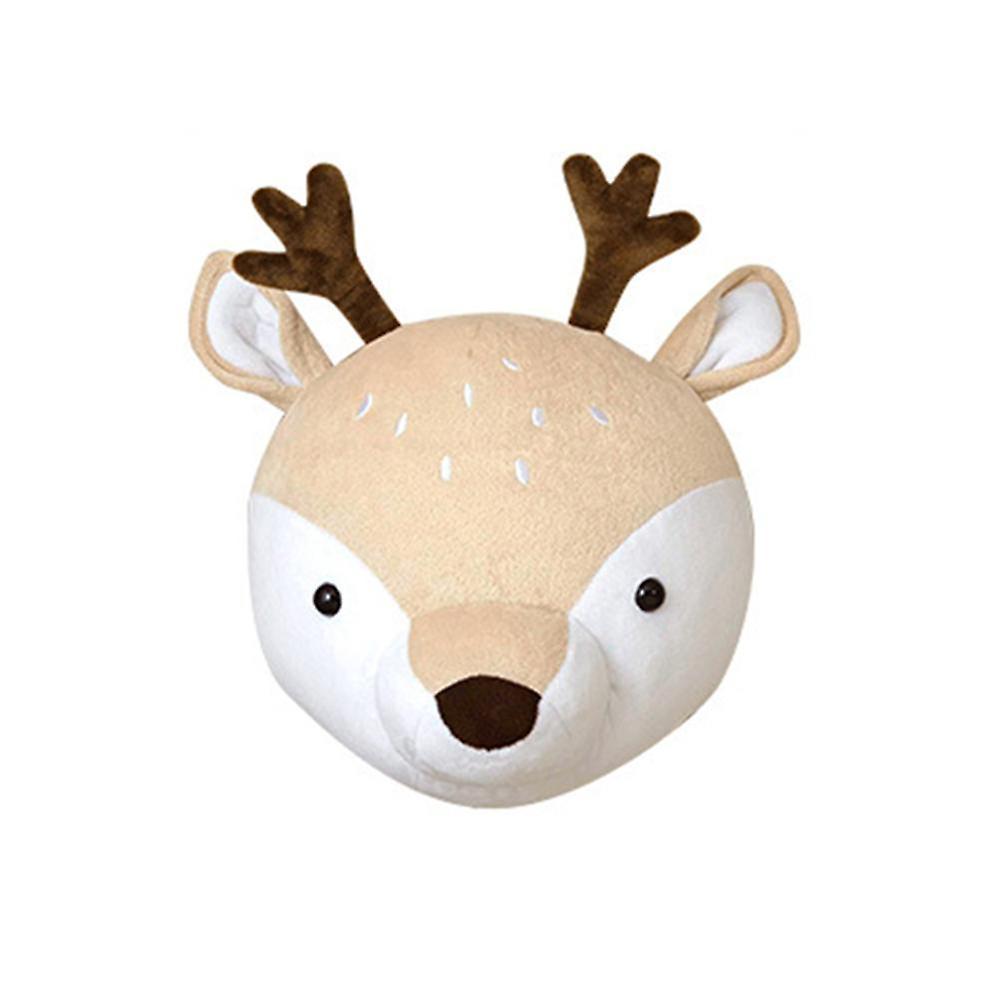 Slowmoose Nordic Plush Toy, Dinosaur, Unicorn, Animal Head For Wall Decoration Deer