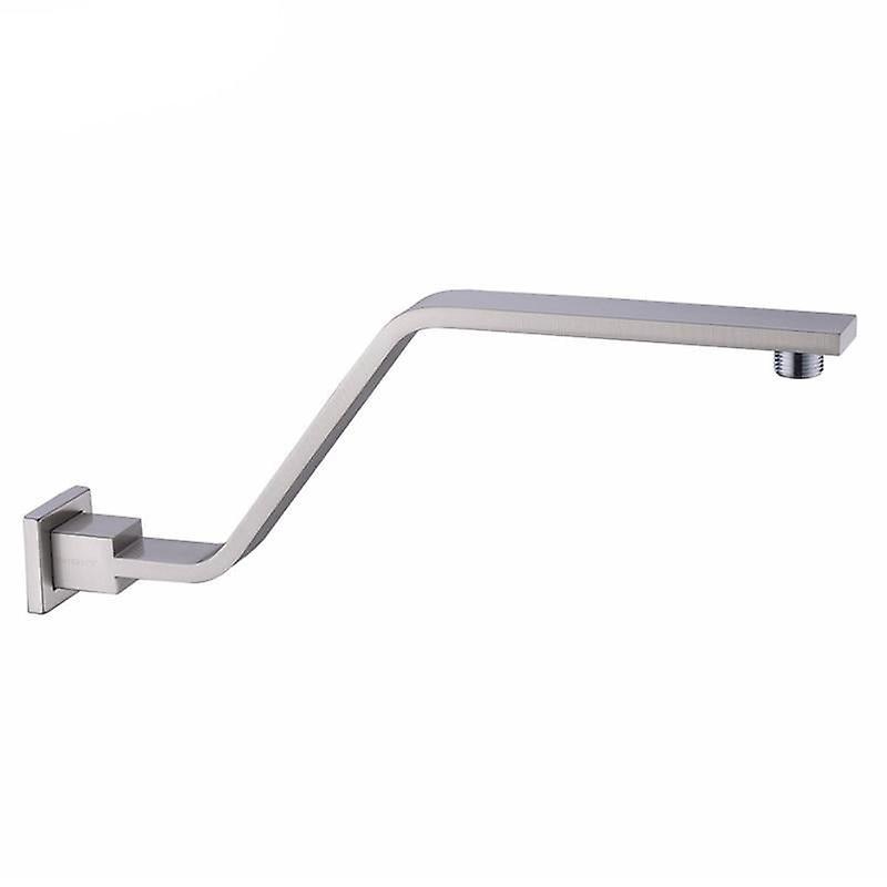 Slowmoose Wall Mounted Shower Arm Extension Brushed Nickel