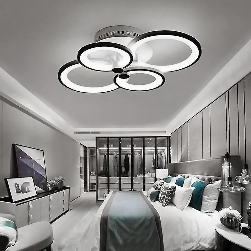 Living And Home Livingandhome 4 Head Cool White LED Ceiling Light Acrylic Chandelier Lamp