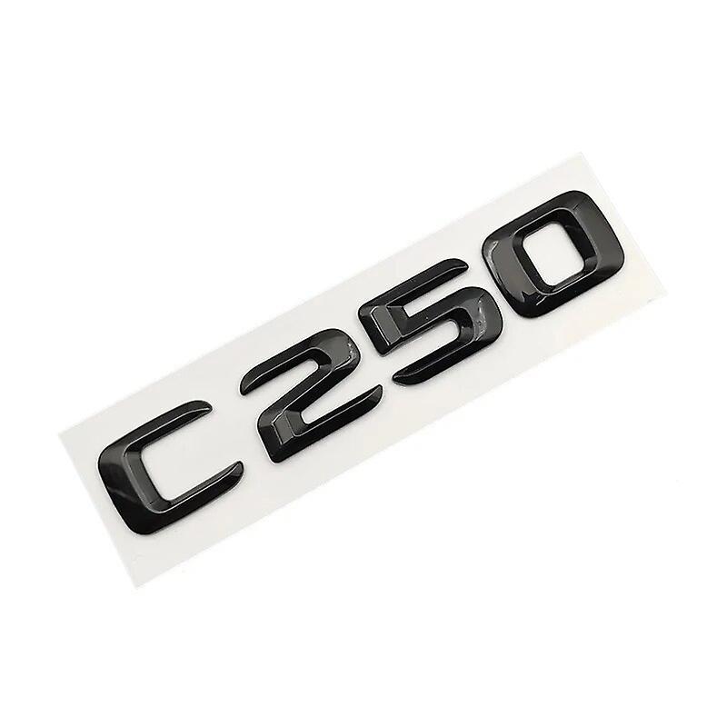 Hikig 3d Abs Black Logo C200 C300 C350 C400 C450 C220 Emblem Letters Sticker Car Trunk Badge For Mercedes Benz W205 W204 Accessories C250