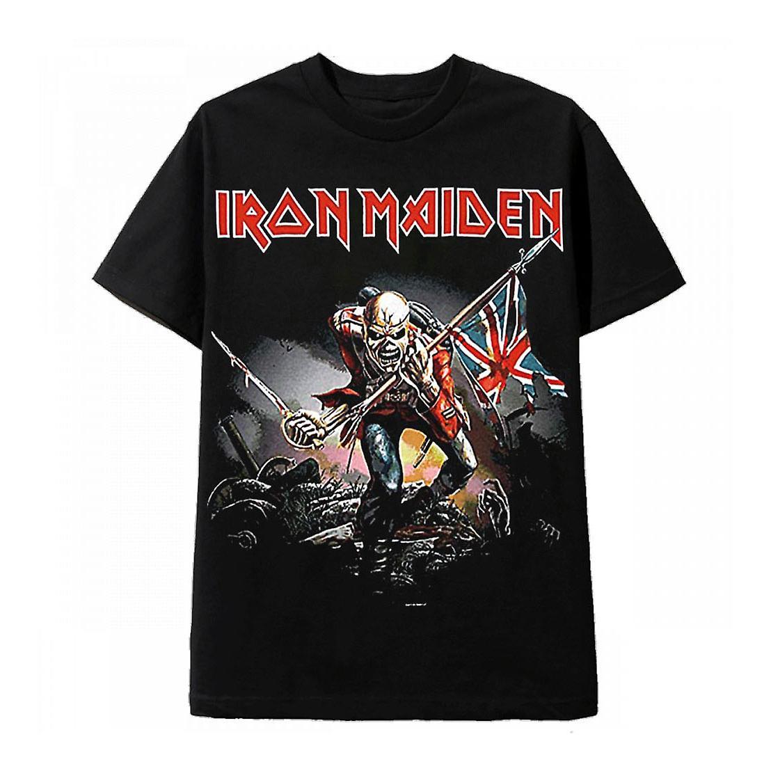 RockShark Vintage Rock Black T Shirt Iron Maiden The Trooper XXXL