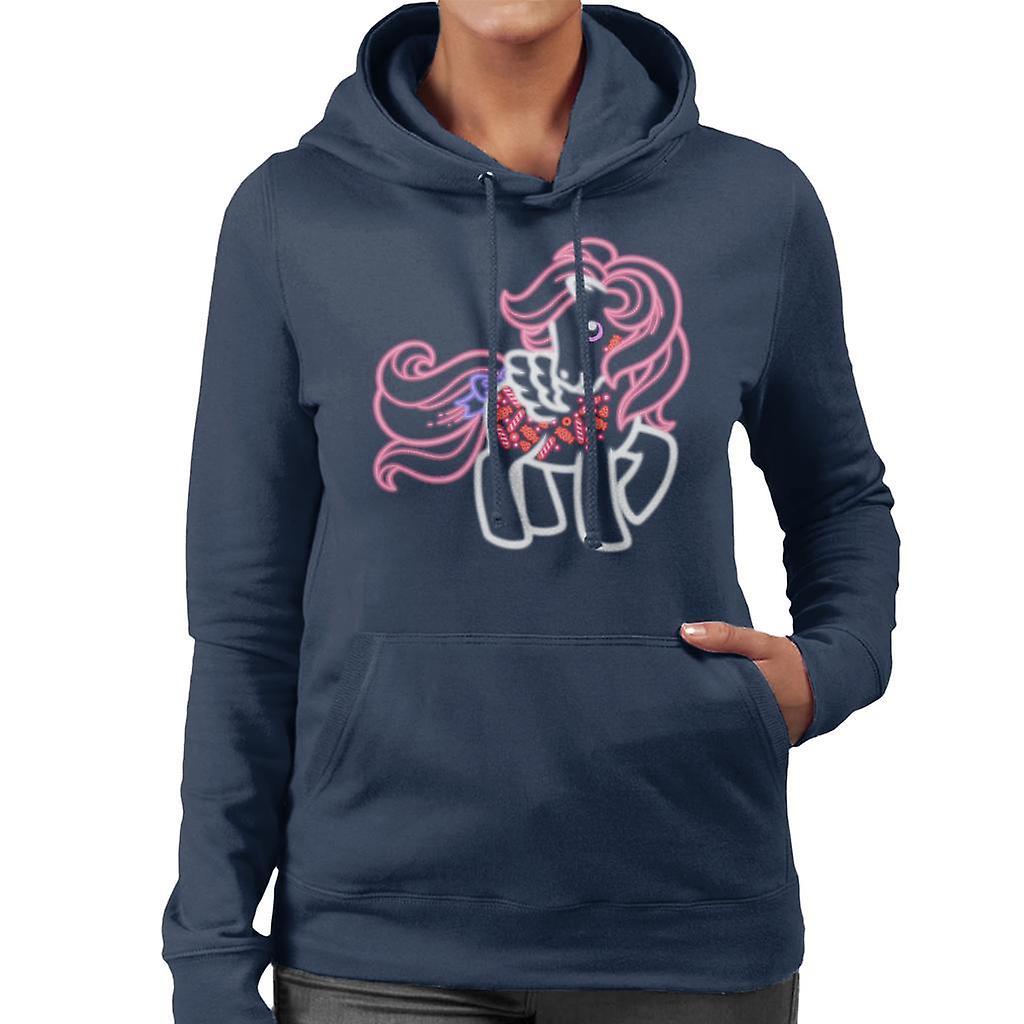 My Little Pony Neon Sweetie Women's Hooded Sweatshirt Navy Blue Large