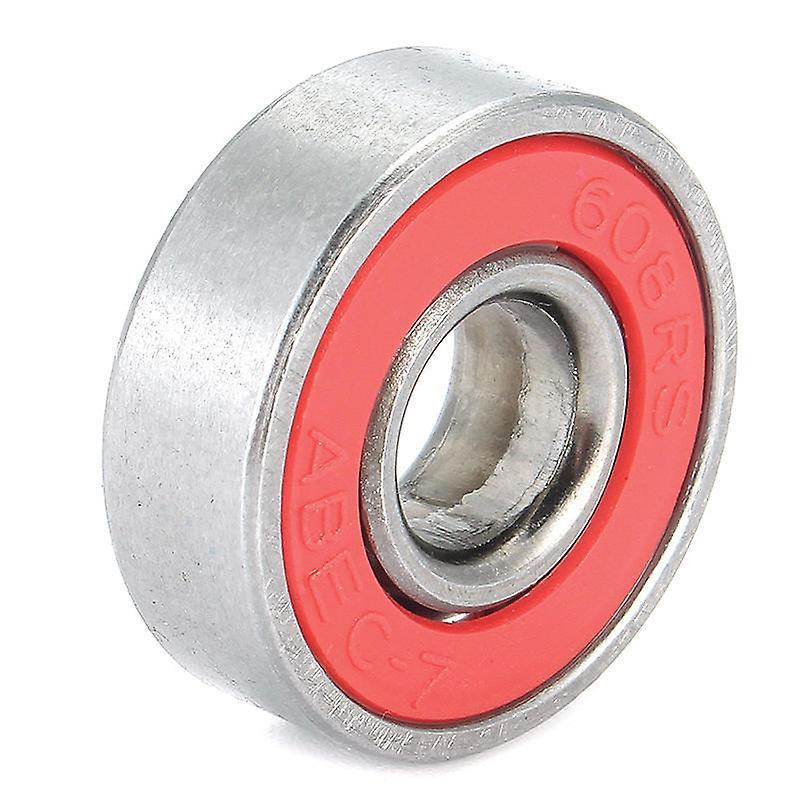 Slowmoose Deep Groove Steel Sealed Ball Bearings red ABEC-7