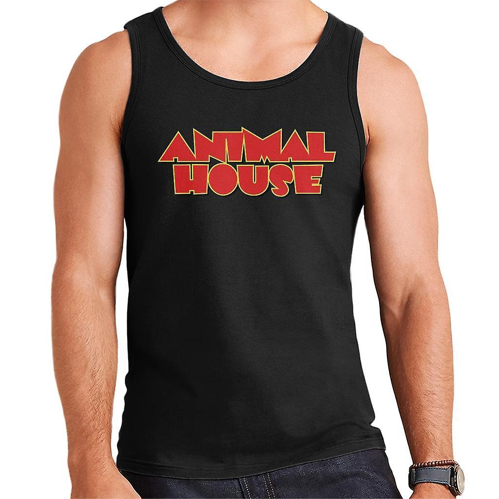 Animal House Red Logo Men's Vest Black Small