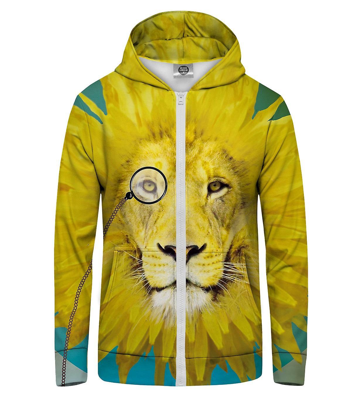 Mr Gugu & Miss Go Mr. GUGU & Miss GO Dandylion Hoodie Kangaroo Zip Up yellow XS