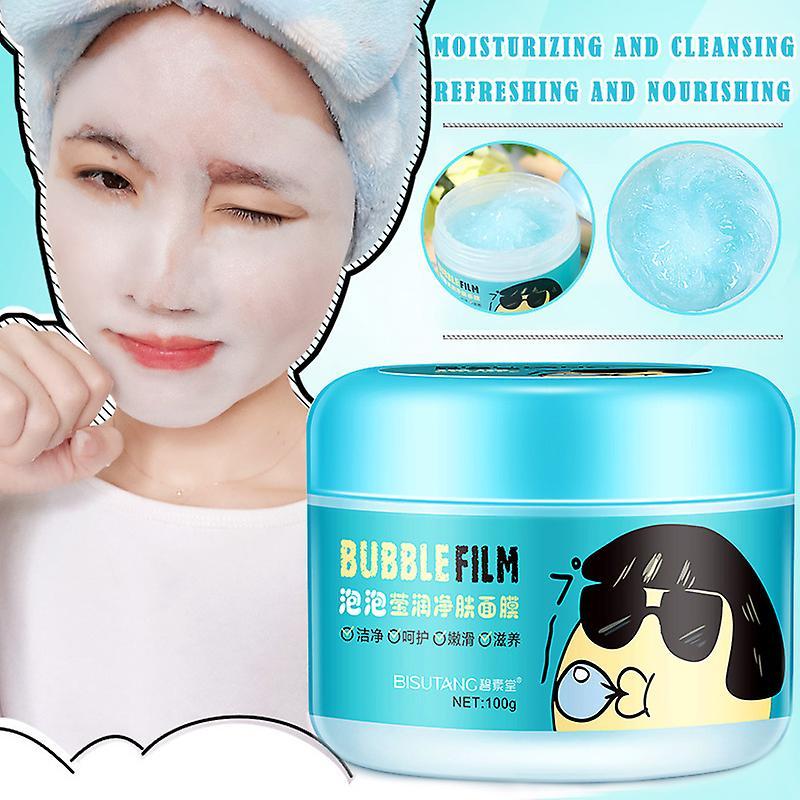 unbrand Facial Bubble Foam Mask Moisturizing Oil Control Shrink Pores Washable Mask Skin Care