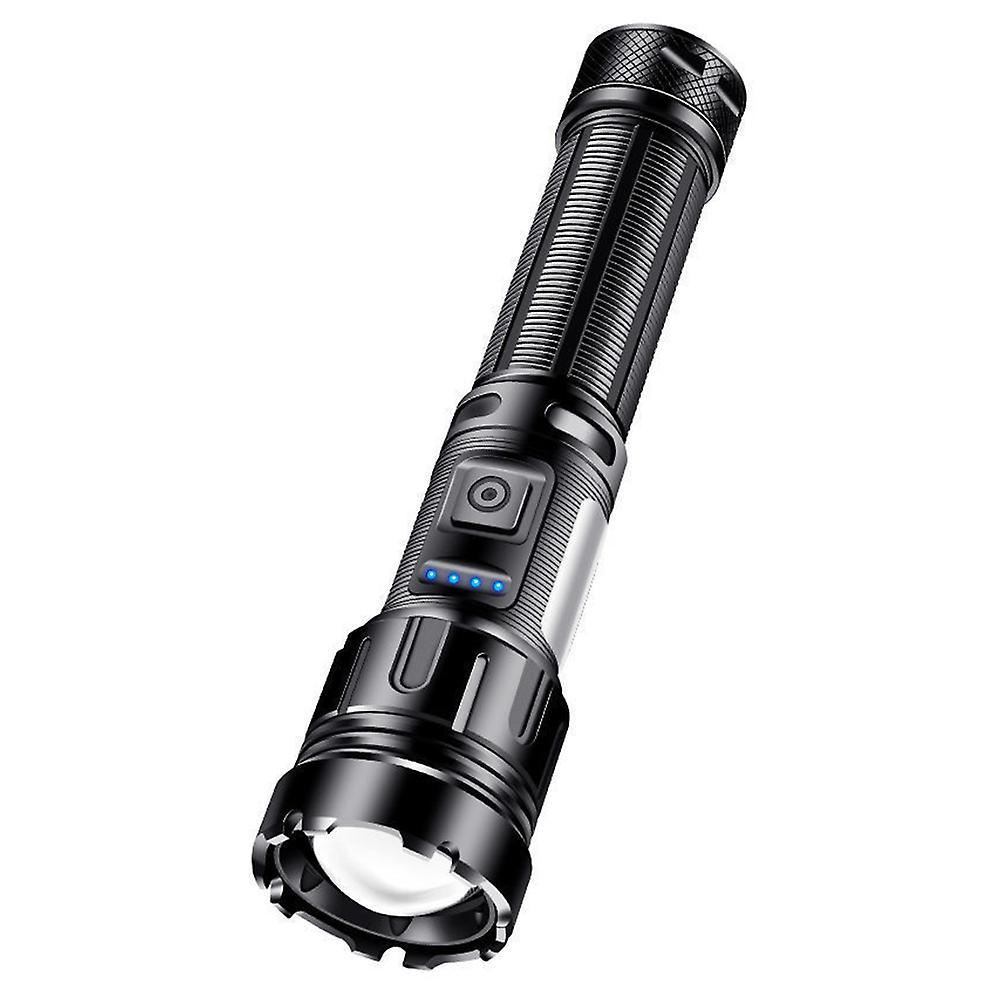 unbrand Telescopic Powerful Flashlight Portable Emergency Flashlight Zoom Long-range Flashlight B