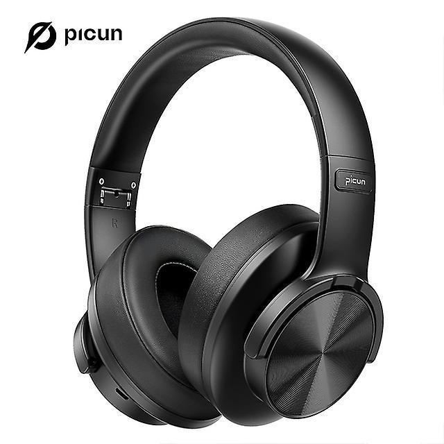 Picun B8 Bluetooth Headphones Over-ear, Foldable Wireless And Wired Stereo Headset Micro Sd/tf,  For Cell Phone,pc, B8 Black