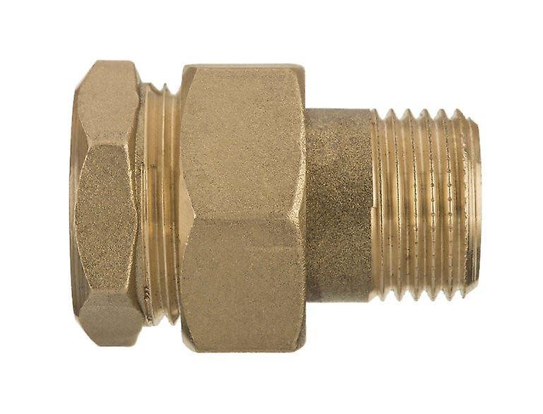 Invena 1/2" 3/4" 1" Threaded Pipe Joint Union Fittings Female x Male Brass 1/2" BSP