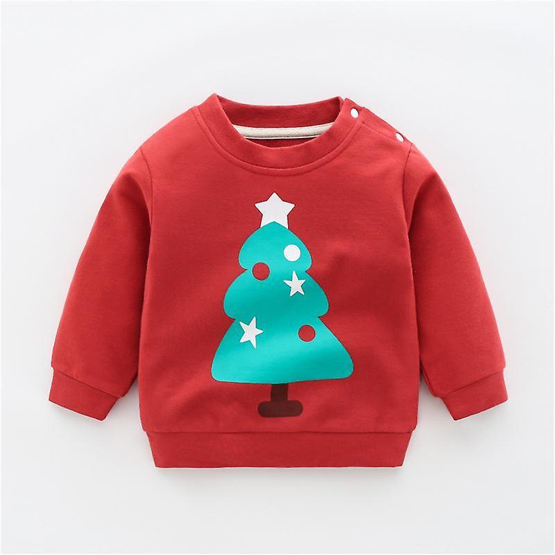 Slowmoose Cotton Suit Hoodie Top For Newborn / Red 3T