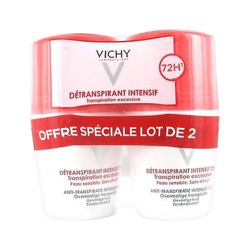 Vichy Intensive Antiperspirant 72H Excessive Perspiration 2 x 50ml