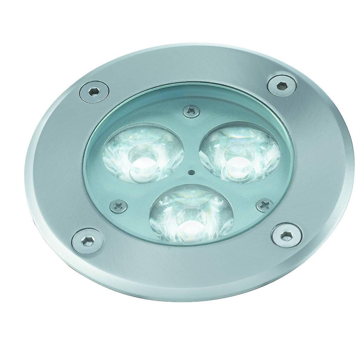 Searchlight Lighting LED 3 Light Recessed Outdoor Pathway Ground Light Stainless Steel IP67