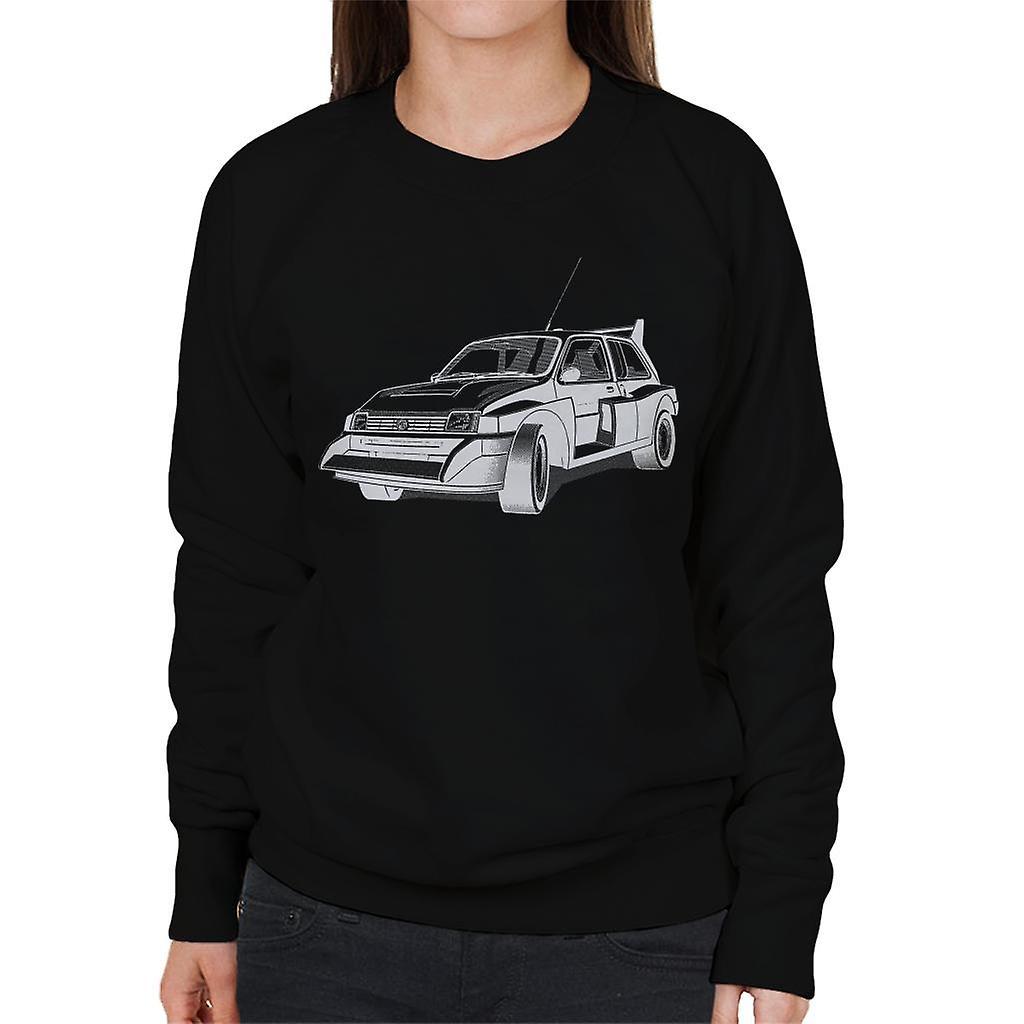 MG Metro 6R4 Black And White British Motor Heritage Women's Sweatshirt XX-Large