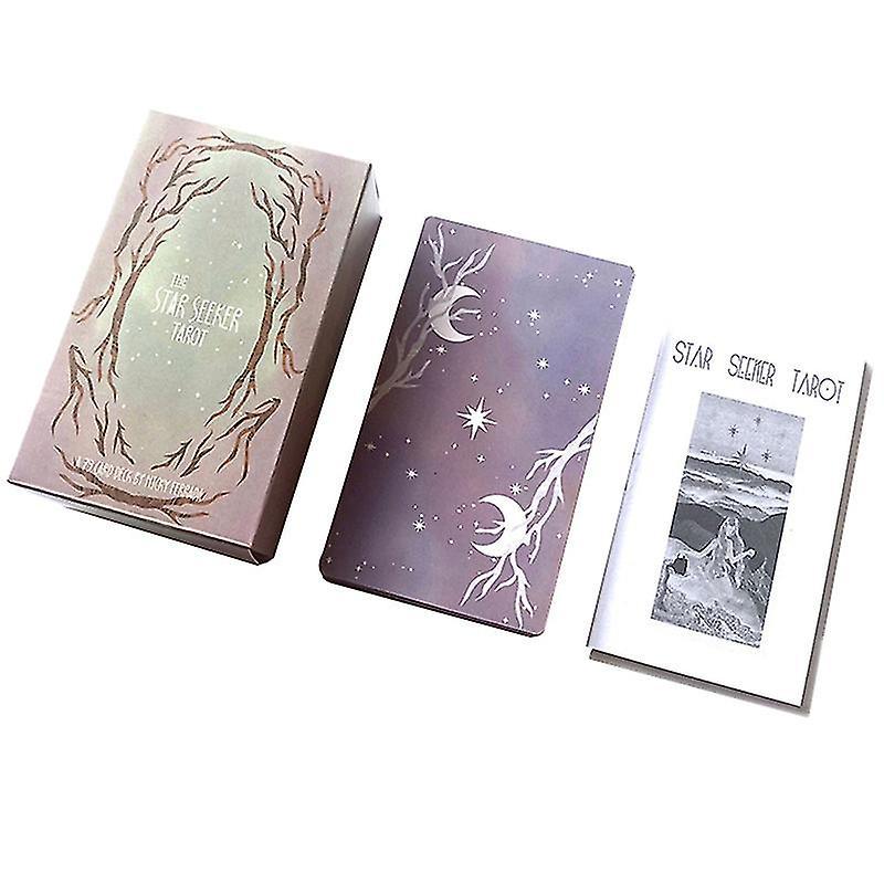 Tigernu 12*7cm The Star Seeker Tarot Deck Prophecy Divination Family Party Board Game