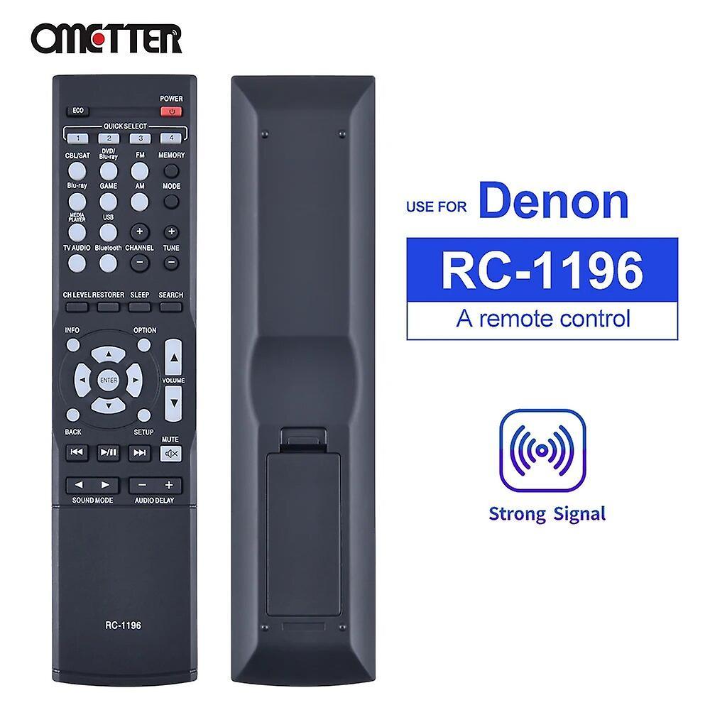 Scitoo RC-1196 RC1196 RC-1170 for Denon Parts AV Receiver Remote Control AVR-X510BT AVR-X520BT AVR-S500BT AVR-S510BT