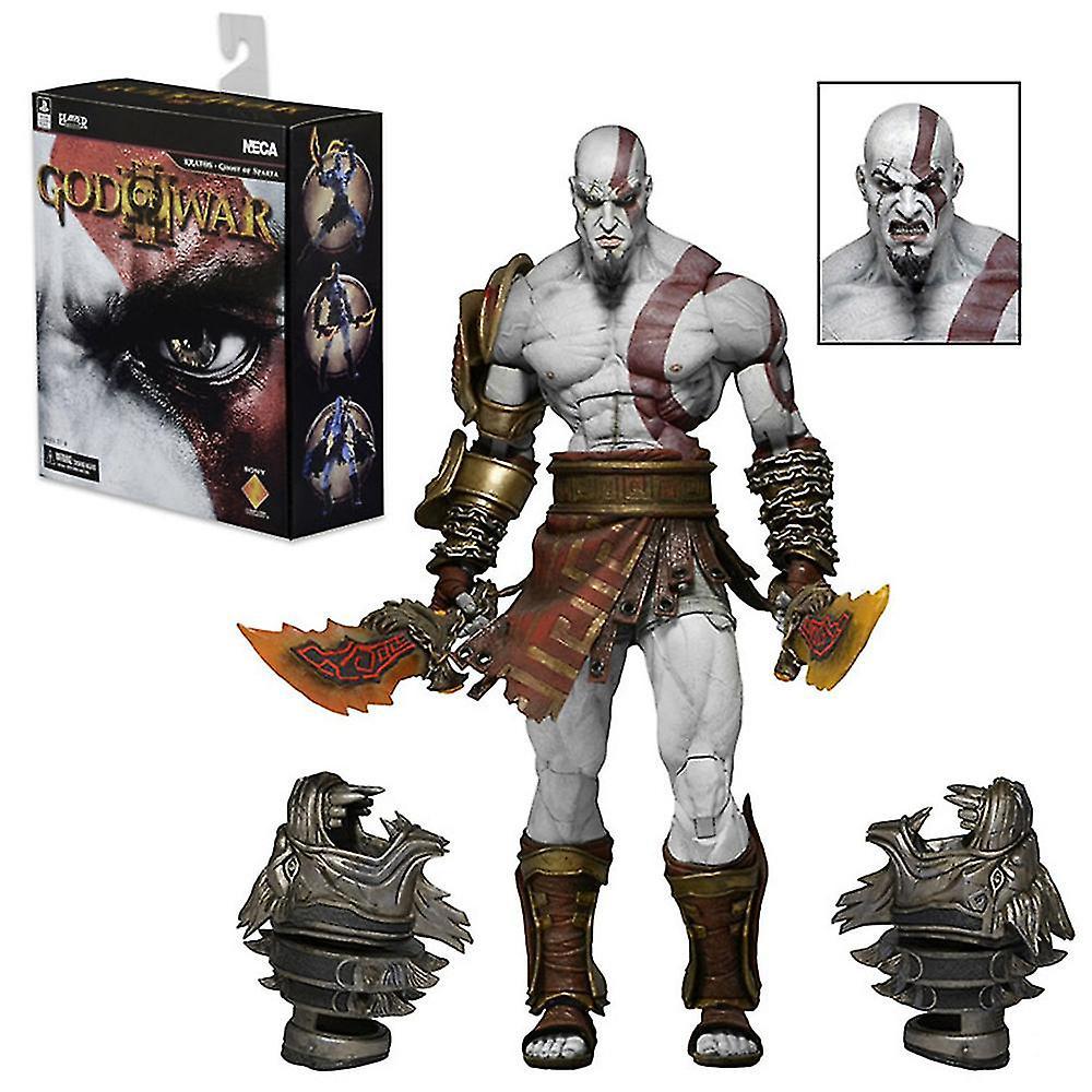 Lequeen Halloween Party Props God Of War 3 Ultimate Kratos Action Figures Collectible Toys Home Decoration Ornament Gifts