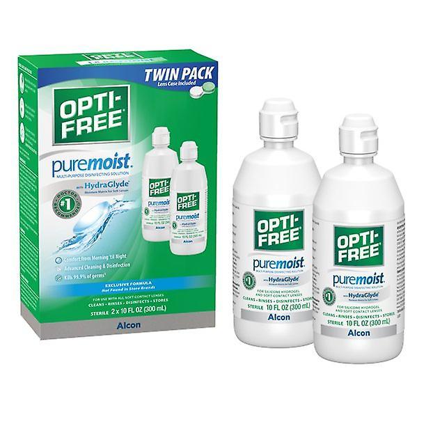 Opti-free Puremoist Multi-purpose Contact Lens Solution, 2 Pack