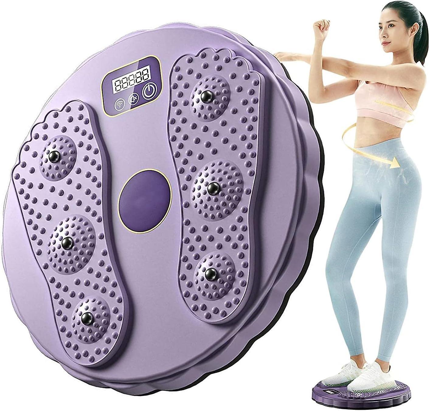 Frusde Ab Twister Board For Exercise Waist, Fitness Waist Twisting Disc, Disc Body Shaping Twisting Boards Waist Aerobic Fitness Female Exercise Pu...