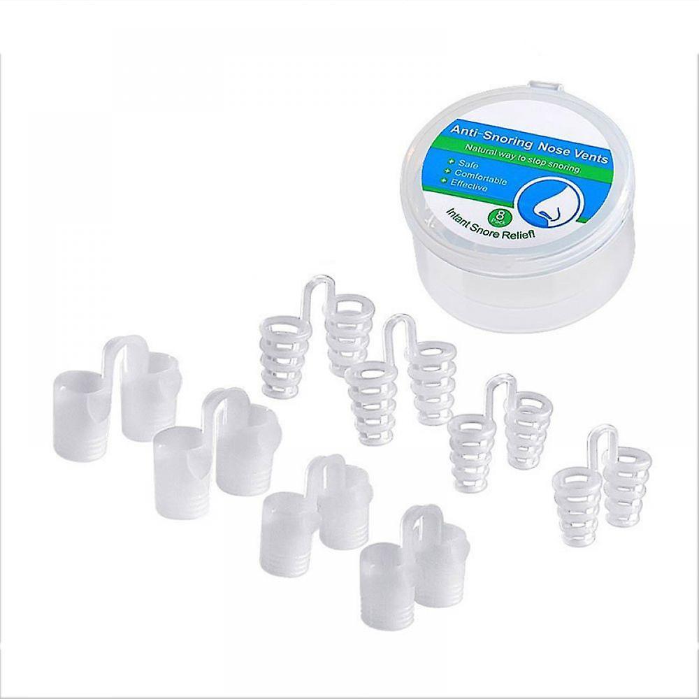 Havana 2023 Aktualisierte Schnarchstopper, 8pcs Anti Schnarch Nasenclip Nasenspreizer Gegen Schnarchen Schnarchschiene Nasenspreizer, Sofortige Ant...