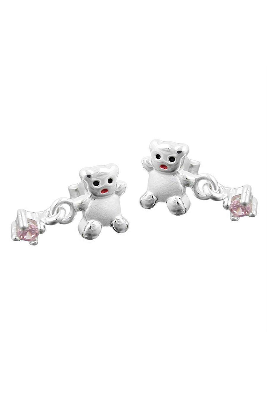 Gallay Earrings Bear Zirconia Silver 925 - Gl91839