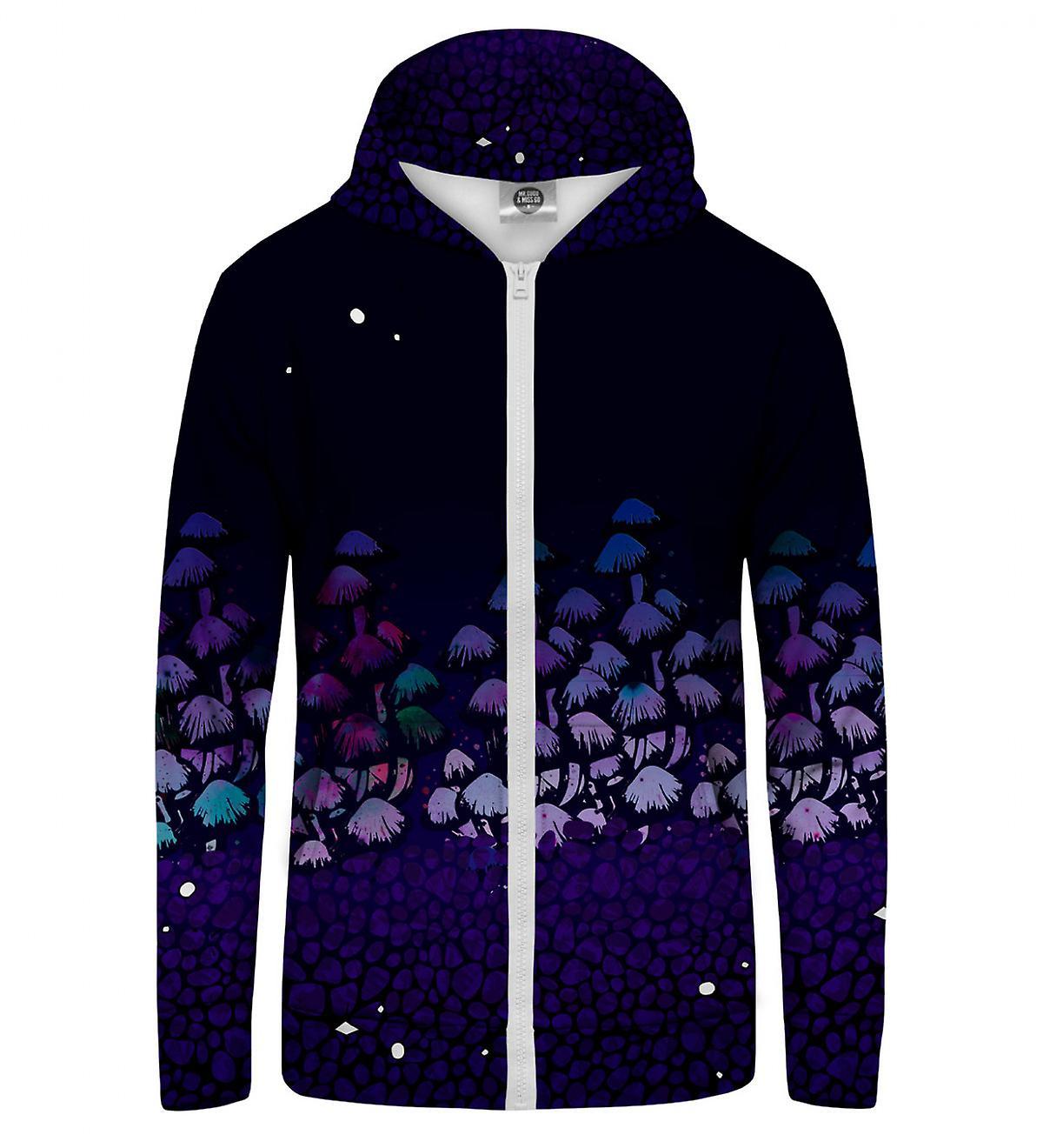 Mr Gugu & Miss Go Mr. GUGU & Miss GO Magic mushrooms Zip Up Hoodie purple XL