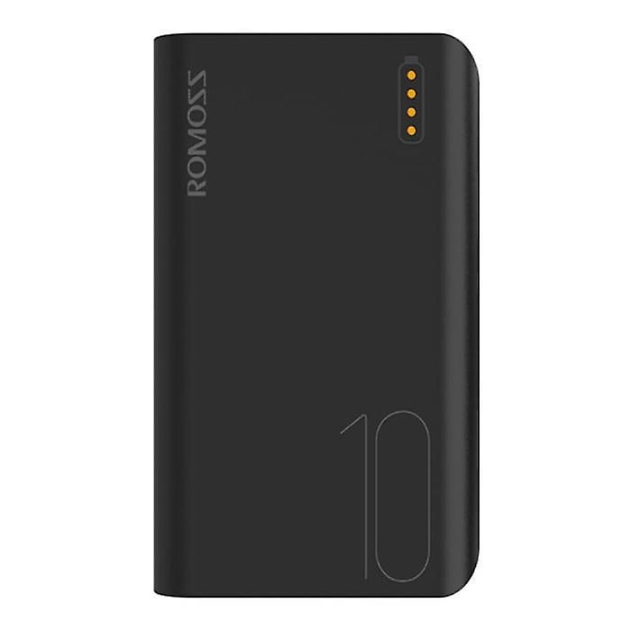 Romoss Sense 4 Mini External 10,000mAh Power Bank Emergency Battery Battery Charger Charger Black