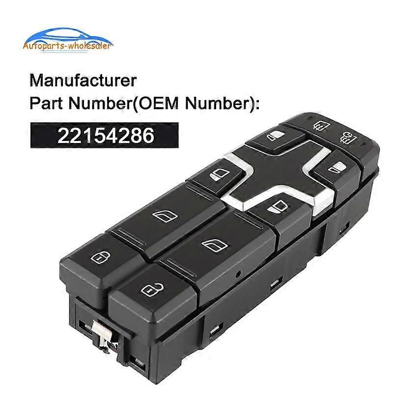 Lahdek 22154286 For Volvo Trucks FH FM Series New Front Left Electric Window Switch Car Auto Parts