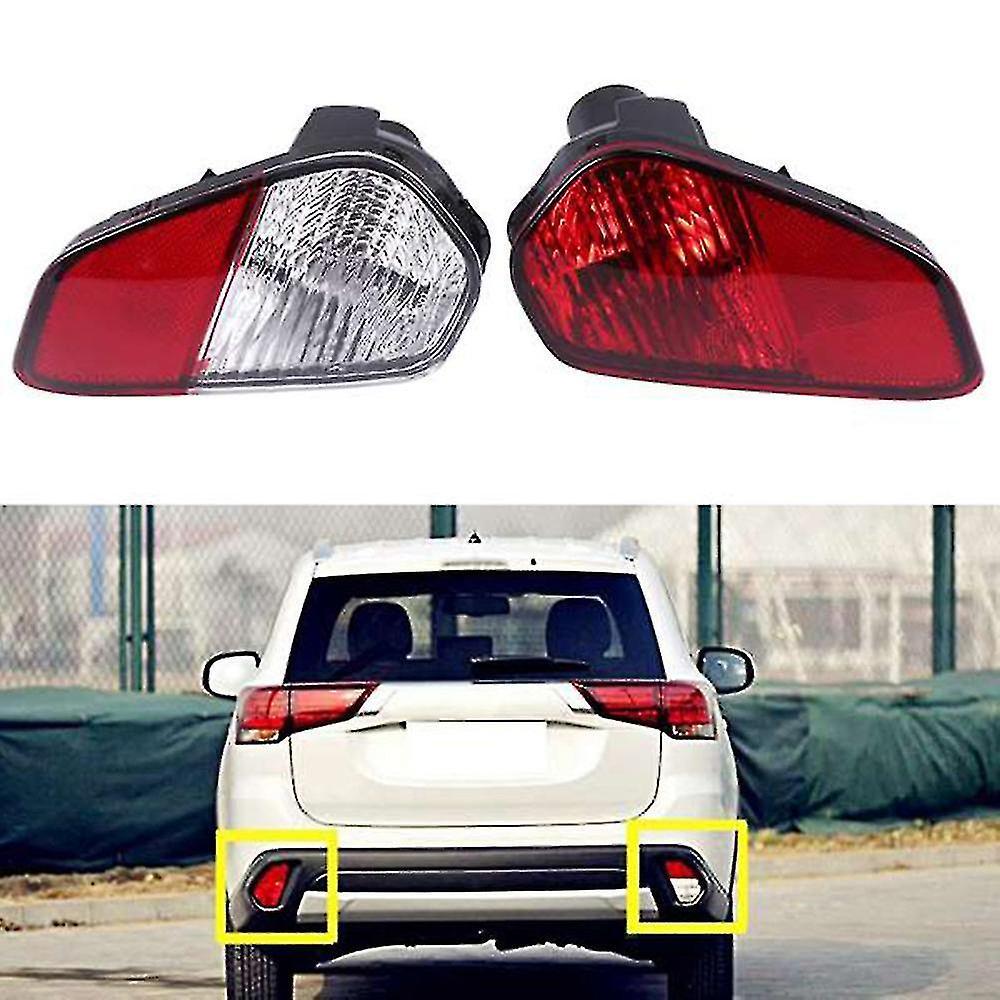 8337a137 Car Right Rear Bumper Fog Light Parking Warning Reflector Taillights For Mitsubishi Outlander 2015-2020 -ZHENV