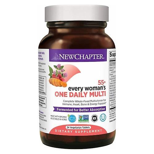 New Chapter Every Woman One Daily 55 Plus, 24 Veg Tabs (Pack of 1)