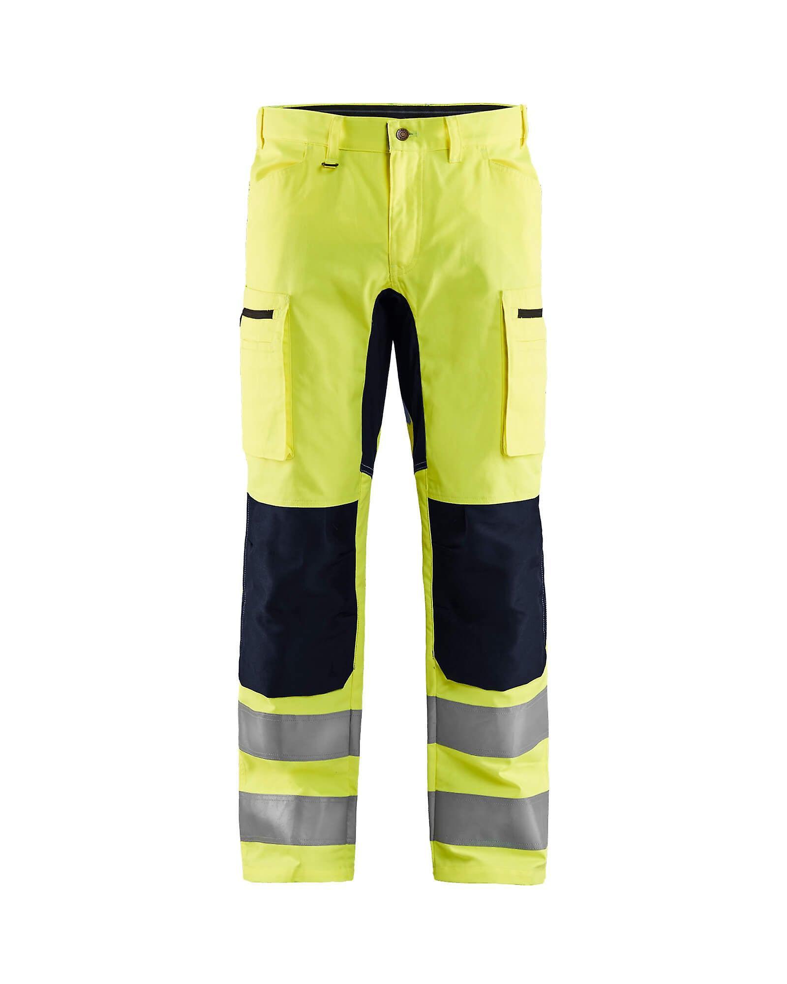 Blaklader 1585 hi-vis trousers stretch - mens (15851811) - (colours 2 of 2) Yellow/black