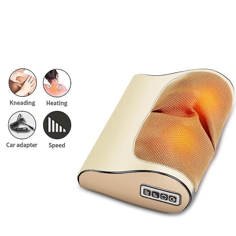 Slowmoose Electric Massage Pillow - Infrared Heating Neck, Shoulder, Back, Body AU