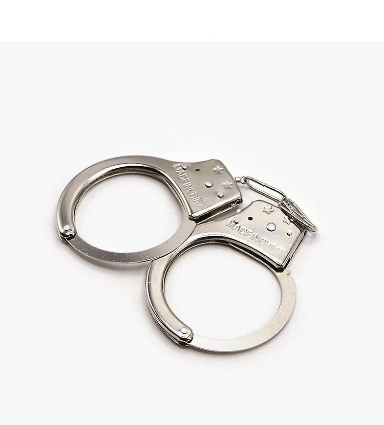 Slowmoose Silver Plastic Metal Handcuffs With Keys