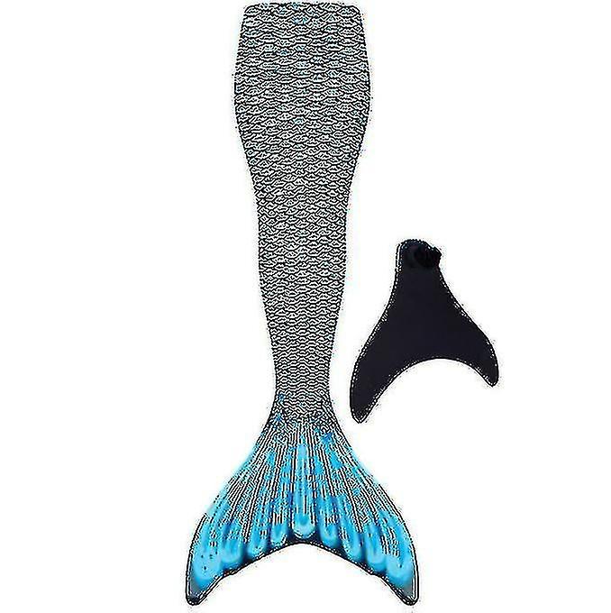 Shun Adult Reinforced Mermaid Tail For Swimming, Monofin Included blue XL