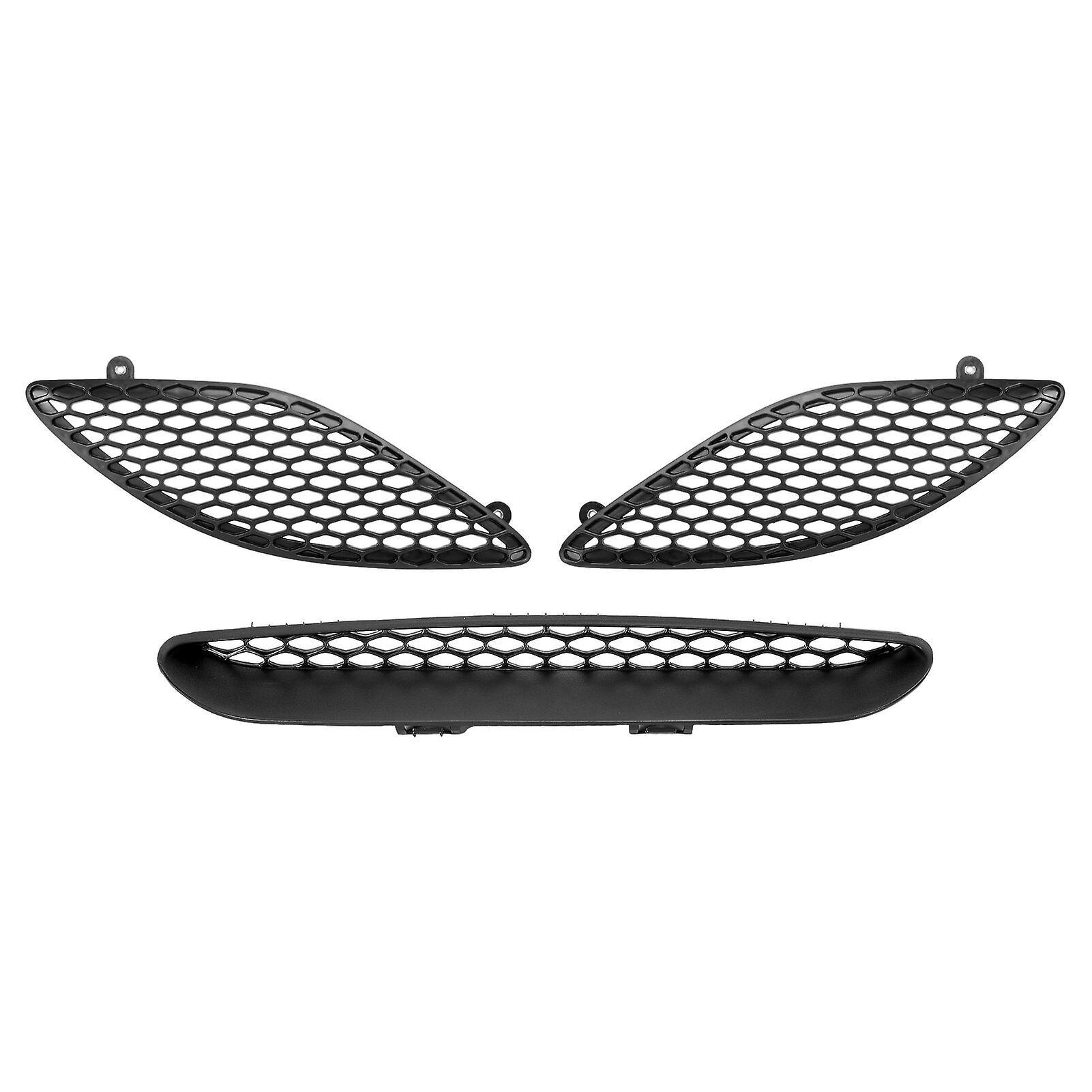 Sinknap 3pcs Auto Grilles Black Hood Bezel Front Grills Kit 68202462ad 68202581ac 68202580ab For Dodge Charger Gt Srt Hellcat 2015-2020