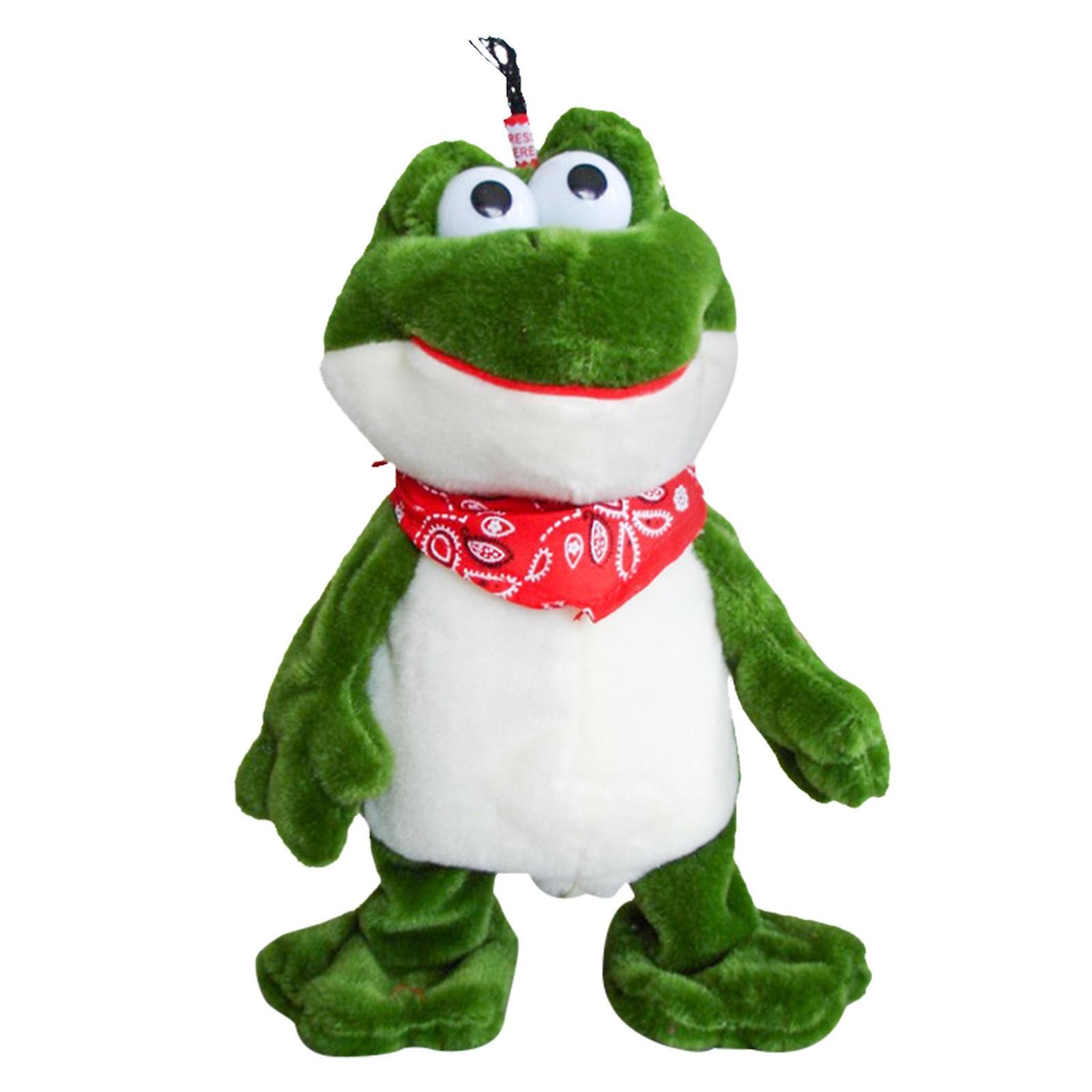 Dandanzhuan Wing Waving Singing Music Plush Toy Electronic Cute Frogs Ducky Chicken For Kids Multicolor B