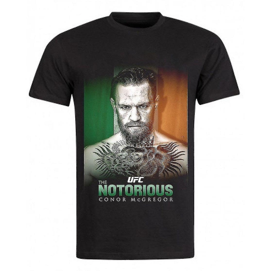 Gildan Conor Mcgregor T-Shirt Noir Ufc The Notorious Black L