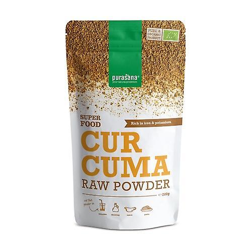 Purasana Organic vegan turmeric powder 200 g of powder