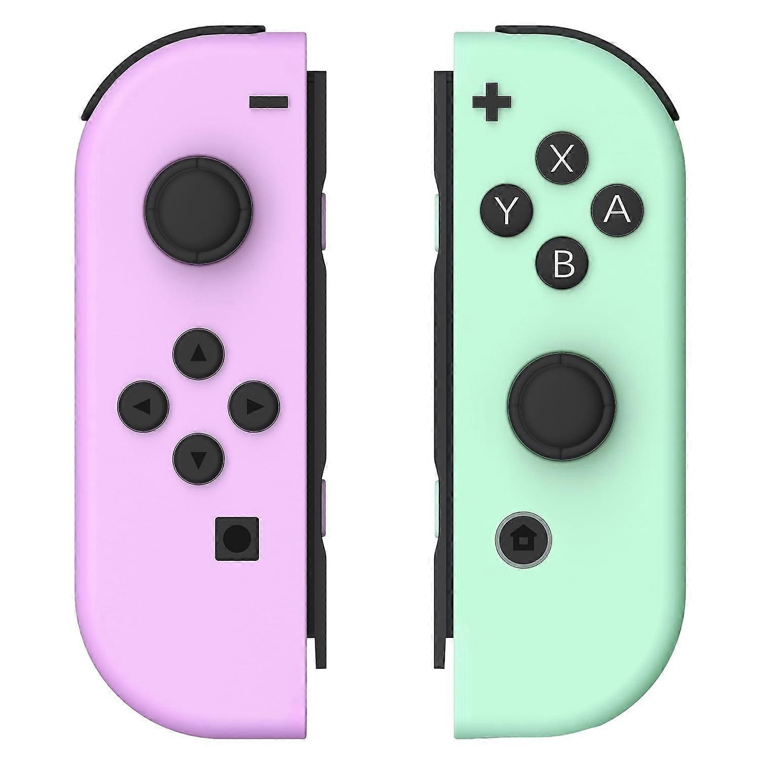 Liangnv Joycon Controller Compatible with Switch, Wireless Joy Cons Replacement for Switch Controller, Left and Right Switch Joycons Support Dual V...