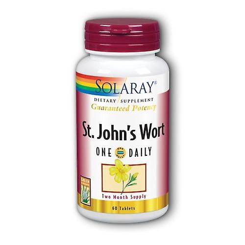 Solaray St. John's Wort One Daily, 60 Tabs (Pack of 1)