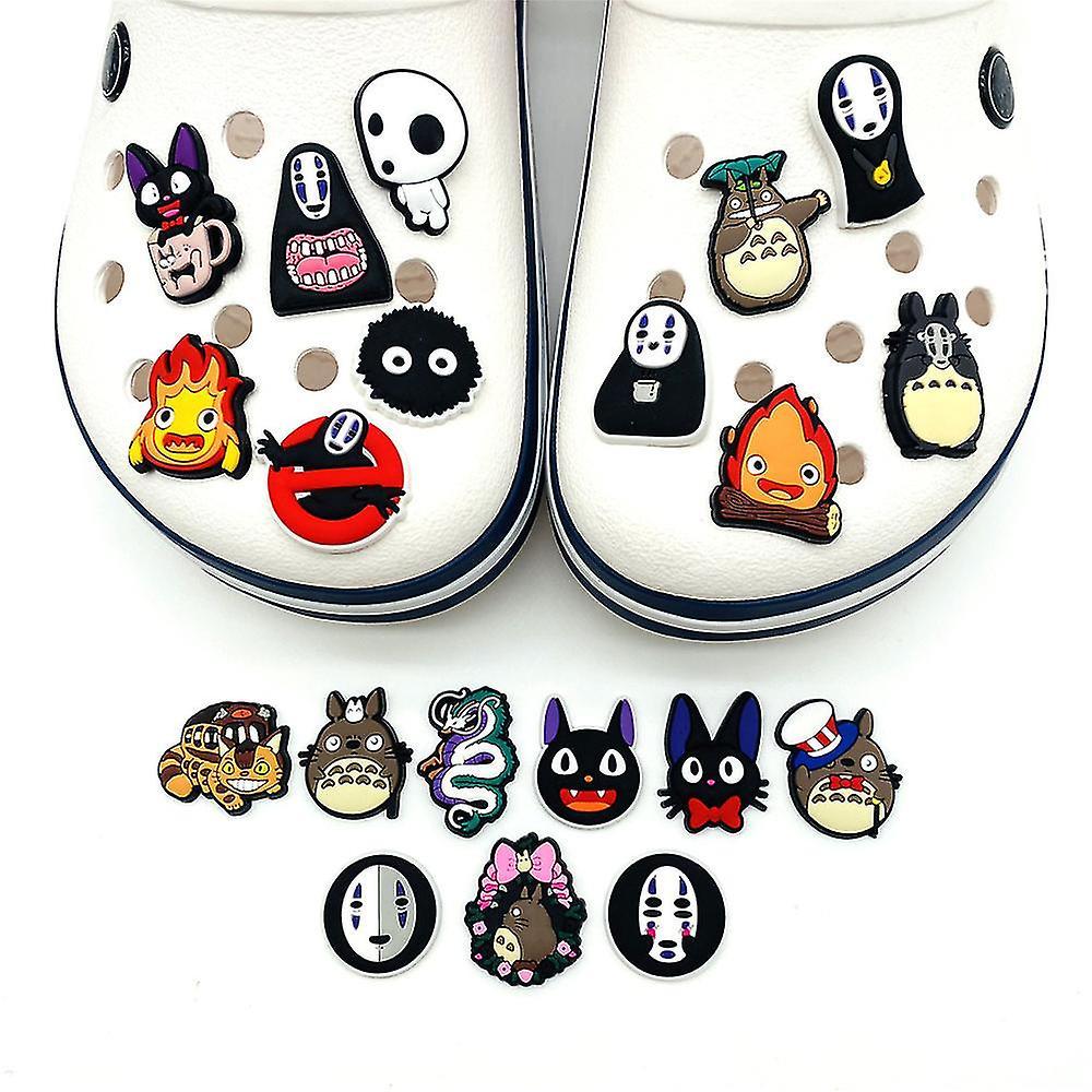 Shinestar 20 Pcs Anime Spirited Away Series Characters Shoes Charms For Crocs Clog Sandals Decoration Accessories Birthday Gifts